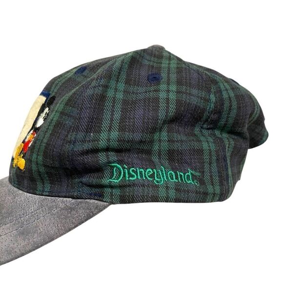 Vintage Disney- Goofy Hat Co. - Mickey Mouse Plaid Adjustable Hat 1990\'s in OS main image 7